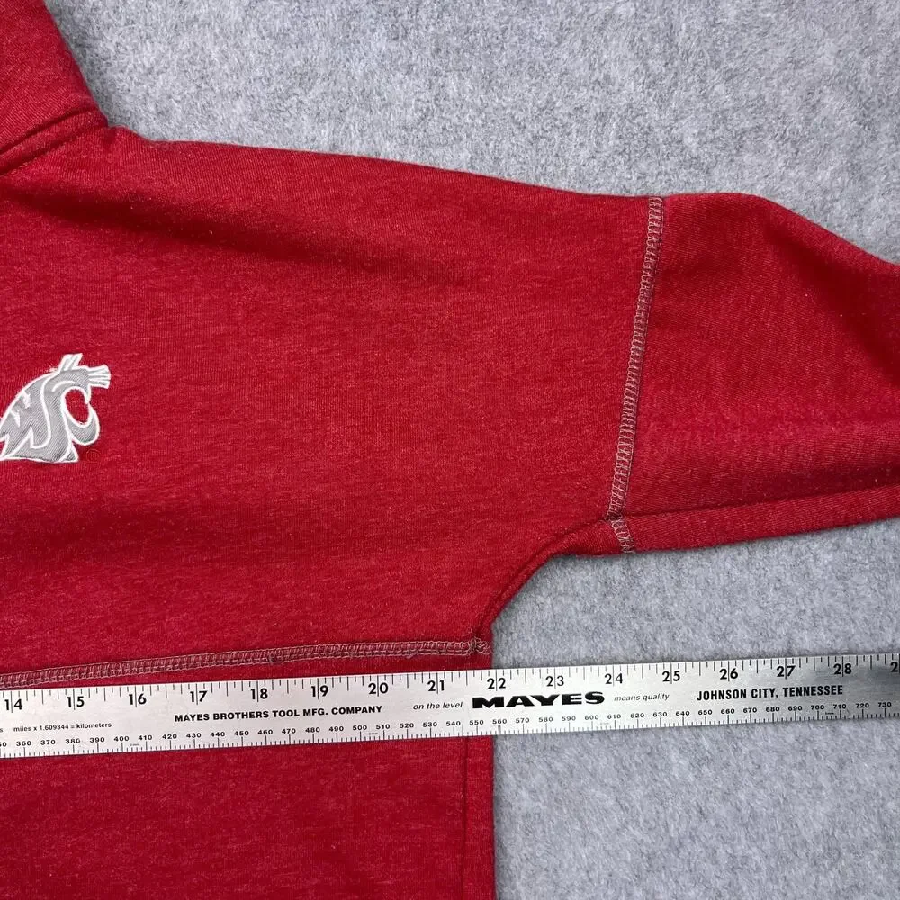 Stadium‎ Athletics Washington State Cougars Pullover Large Red 1/4 Quarter Zip